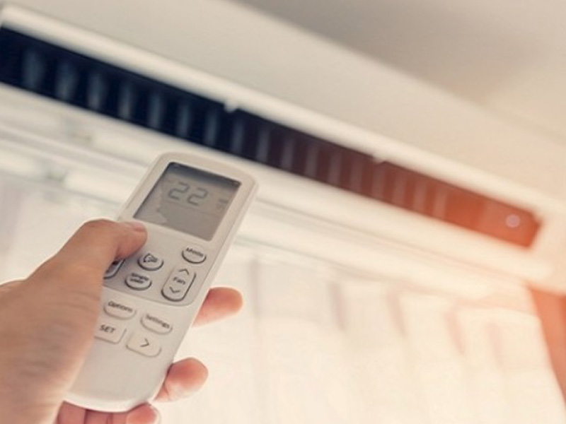 Impianto di climatizzazione negli uffici in affitto